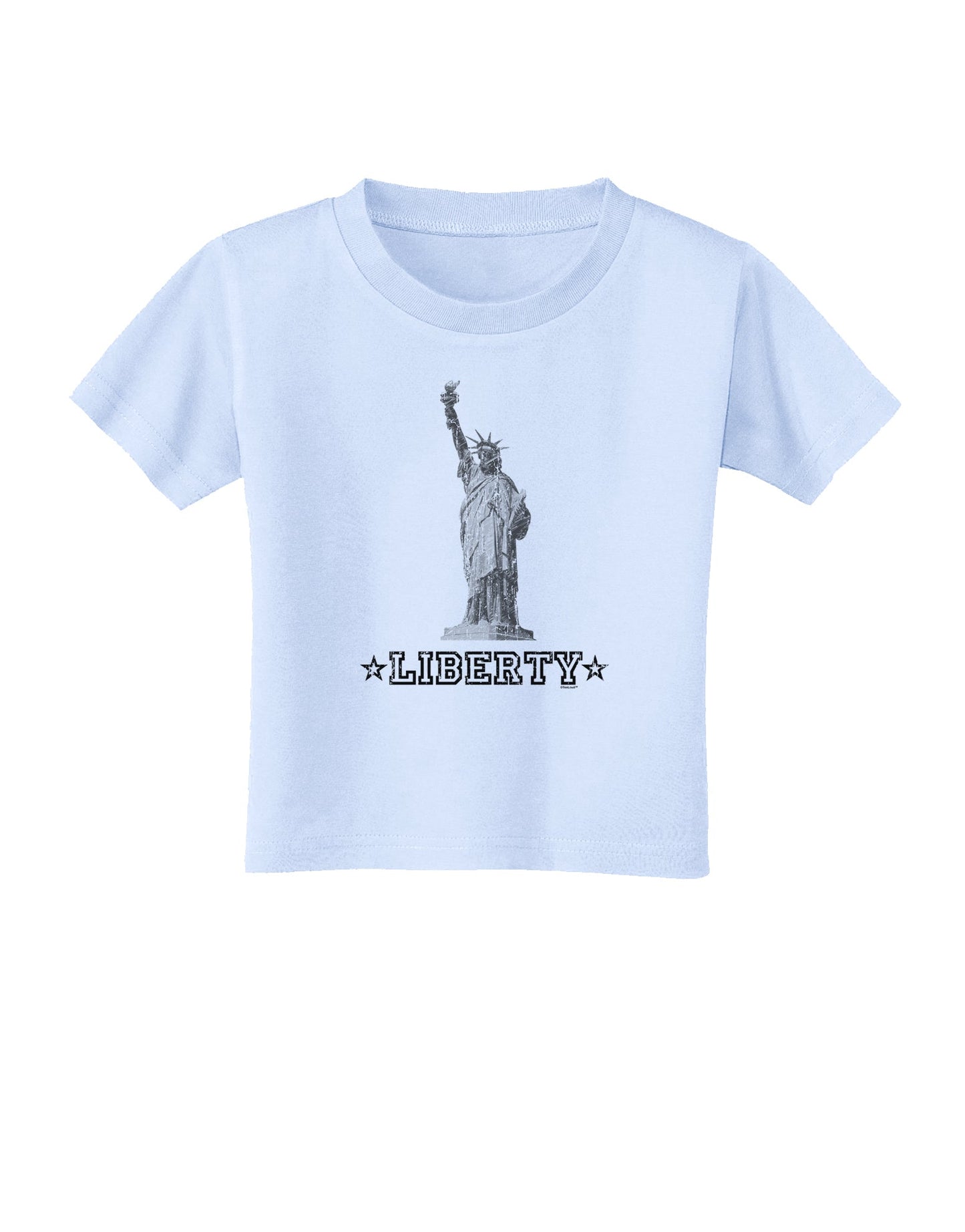Liberty Vintage Toddler T-Shirt-Toddler T-Shirt-TooLoud-Light-Blue-2T-Davson Sales