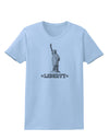 Liberty Vintage Womens T-Shirt-Womens T-Shirt-TooLoud-Light-Blue-X-Small-Davson Sales