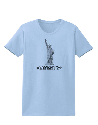 Liberty Vintage Womens T-Shirt-Womens T-Shirt-TooLoud-Light-Blue-X-Small-Davson Sales