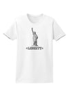 Liberty Vintage Womens T-Shirt-Womens T-Shirt-TooLoud-White-X-Small-Davson Sales