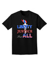 Liberty and Justice for All Adult Dark T-Shirt-Mens T-Shirt-TooLoud-Black-Small-Davson Sales