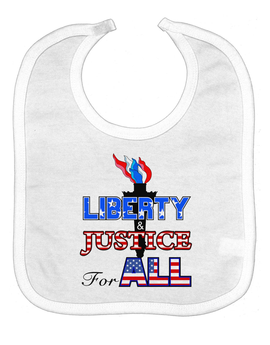 Liberty and Justice for All Baby Bib