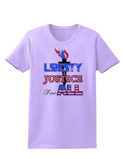 Liberty and Justice for All Womens T-Shirt-Womens T-Shirt-TooLoud-Lavender-X-Small-Davson Sales