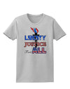 Liberty and Justice for All Womens T-Shirt-Womens T-Shirt-TooLoud-AshGray-X-Small-Davson Sales