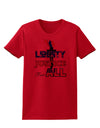 Liberty and Justice for All Womens T-Shirt-Womens T-Shirt-TooLoud-Red-X-Small-Davson Sales