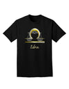 Libra Symbol Adult Dark T-Shirt-Mens T-Shirt-TooLoud-Black-Small-Davson Sales