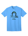 Libra Symbol Adult T-Shirt-unisex t-shirt-TooLoud-Aquatic-Blue-Small-Davson Sales