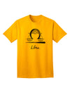 Libra Symbol Adult T-Shirt-unisex t-shirt-TooLoud-Gold-Small-Davson Sales
