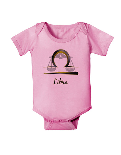 Libra Symbol Baby Romper Bodysuit-Baby Romper-TooLoud-Pink-06-Months-Davson Sales