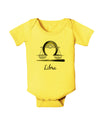 Libra Symbol Baby Romper Bodysuit-Baby Romper-TooLoud-Yellow-06-Months-Davson Sales