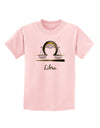 Libra Symbol Childrens T-Shirt-Childrens T-Shirt-TooLoud-PalePink-X-Small-Davson Sales