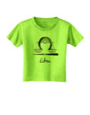 Libra Symbol Toddler T-Shirt-Toddler T-Shirt-TooLoud-Lime-Green-2T-Davson Sales