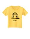 Libra Symbol Toddler T-Shirt-Toddler T-Shirt-TooLoud-Yellow-2T-Davson Sales