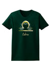 Libra Symbol Womens Dark T-Shirt-TooLoud-Forest-Green-Small-Davson Sales