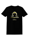 Libra Symbol Womens Dark T-Shirt-TooLoud-Black-X-Small-Davson Sales