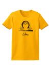 Libra Symbol Womens T-Shirt-Womens T-Shirt-TooLoud-Gold-X-Small-Davson Sales