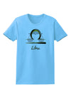 Libra Symbol Womens T-Shirt-Womens T-Shirt-TooLoud-Aquatic-Blue-X-Small-Davson Sales