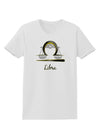 Libra Symbol Womens T-Shirt-Womens T-Shirt-TooLoud-White-X-Small-Davson Sales