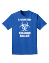 Licensed Zombie Killer - Biohazard Adult Dark T-Shirt by TooLoud-Mens T-Shirt-TooLoud-Royal-Blue-Small-Davson Sales