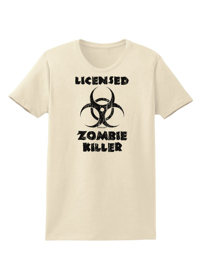 Licensed Zombie Killer - Biohazard Womens T-Shirt by TooLoud-Womens T-Shirt-TooLoud-Natural-X-Small-Davson Sales