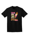 Lick Me Till Ice Cream Adult Dark T-Shirt-Mens T-Shirt-TooLoud-Black-Small-Davson Sales