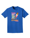 Lick Me Till Ice Cream Adult Dark T-Shirt-Mens T-Shirt-TooLoud-Royal-Blue-Small-Davson Sales