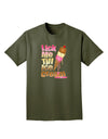 Lick Me Till Ice Cream Adult Dark T-Shirt-Mens T-Shirt-TooLoud-Military-Green-Small-Davson Sales