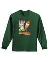 Lick Me Till Ice Cream Adult Long Sleeve Dark T-Shirt-TooLoud-Dark-Green-Small-Davson Sales