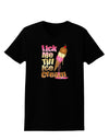 Lick Me Till Ice Cream Womens Dark T-Shirt-Womens T-Shirt-TooLoud-Black-X-Small-Davson Sales