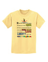 Life Liberty Pursuit of Happiness Childrens T-Shirt-Childrens T-Shirt-TooLoud-Daffodil-Yellow-X-Small-Davson Sales