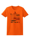 Life Liberty Pursuit of Happiness Womens T-Shirt-Womens T-Shirt-TooLoud-Orange-X-Small-Davson Sales