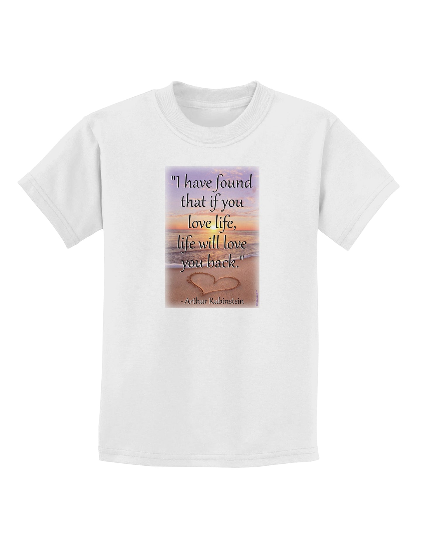 Life Will Love You Back Childrens T-Shirt by TooLoud-Childrens T-Shirt-TooLoud-White-X-Small-Davson Sales