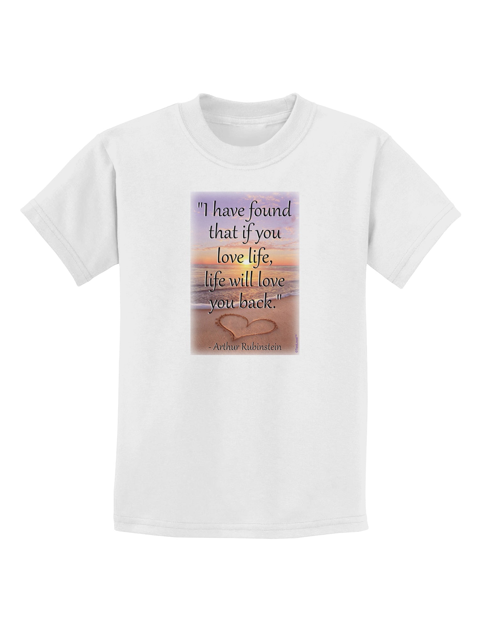 Life Will Love You Back Childrens T-Shirt by TooLoud-Childrens T-Shirt-TooLoud-White-X-Small-Davson Sales