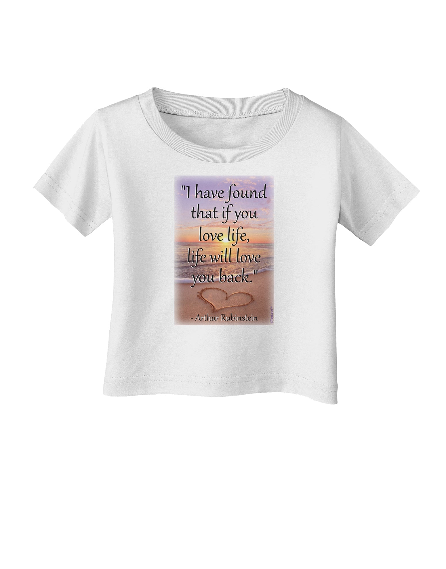 Life Will Love You Back Infant T-Shirt by TooLoud-Infant T-Shirt-TooLoud-White-06-Months-Davson Sales