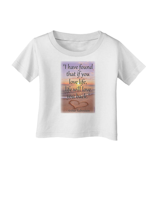 Life Will Love You Back Infant T-Shirt by TooLoud-Infant T-Shirt-TooLoud-White-06-Months-Davson Sales