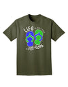 Life is Better in Flip Flops - Blue and Green Adult Dark T-Shirt-Mens T-Shirt-TooLoud-Military-Green-Small-Davson Sales