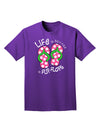 Life is Better in Flip Flops - Pink and Green Adult Dark T-Shirt-Mens T-Shirt-TooLoud-Purple-Small-Davson Sales