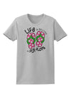 Life is Better in Flip Flops - Pink and Green Womens T-Shirt-Womens T-Shirt-TooLoud-AshGray-X-Small-Davson Sales