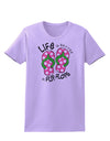 Life is Better in Flip Flops - Pink and Green Womens T-Shirt-Womens T-Shirt-TooLoud-Lavender-X-Small-Davson Sales