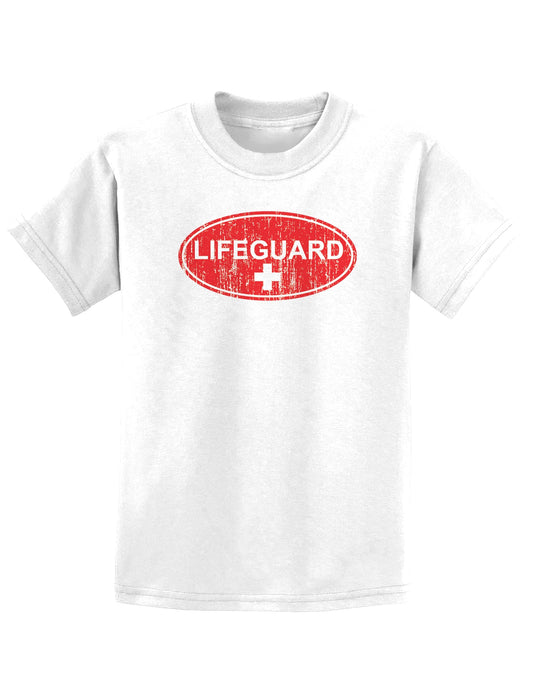 Lifeguard Childrens T-Shirt-Childrens T-Shirt-TooLoud-Lifeguard White-X-Small-Davson Sales