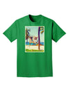 Lifeguard Station Watercolor Adult Dark T-Shirt-Mens T-Shirt-TooLoud-Kelly-Green-Small-Davson Sales