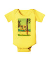 Lifeguard Station Watercolor Baby Romper Bodysuit-Baby Romper-TooLoud-Yellow-06-Months-Davson Sales