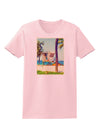 Lifeguard Station Watercolor Womens T-Shirt-Womens T-Shirt-TooLoud-PalePink-X-Small-Davson Sales