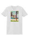 Lifeguard Station Watercolor Womens T-Shirt-Womens T-Shirt-TooLoud-White-X-Small-Davson Sales