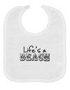 Lifes a Beach Baby Bib by TooLoud