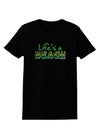 Lifes a Beach Color Womens Dark T-Shirt by TooLoud-Womens T-Shirt-TooLoud-Black-X-Small-Davson Sales