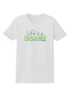 Lifes a Beach Color Womens T-Shirt by TooLoud-Womens T-Shirt-TooLoud-White-X-Small-Davson Sales