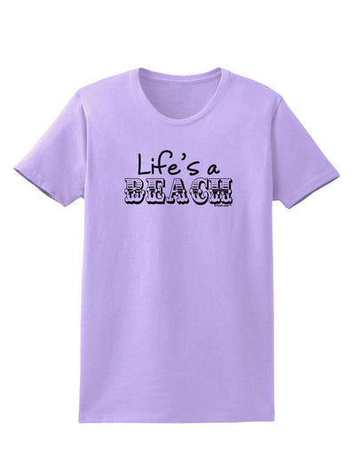 Lifes a Beach Womens T-Shirt by TooLoud-Womens T-Shirt-TooLoud-Lavender-X-Small-Davson Sales