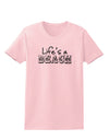 Lifes a Beach Womens T-Shirt by TooLoud-Womens T-Shirt-TooLoud-PalePink-X-Small-Davson Sales