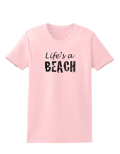 Lifes a beach Womens T-Shirt-Womens T-Shirt-TooLoud-PalePink-X-Small-Davson Sales